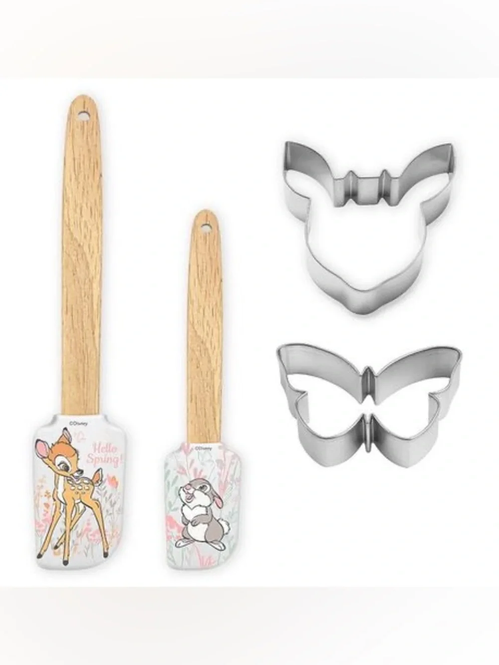 Disney Bambi & Thumper Silicone Spatula and Cookie Cutter Set -“Hello Spring”